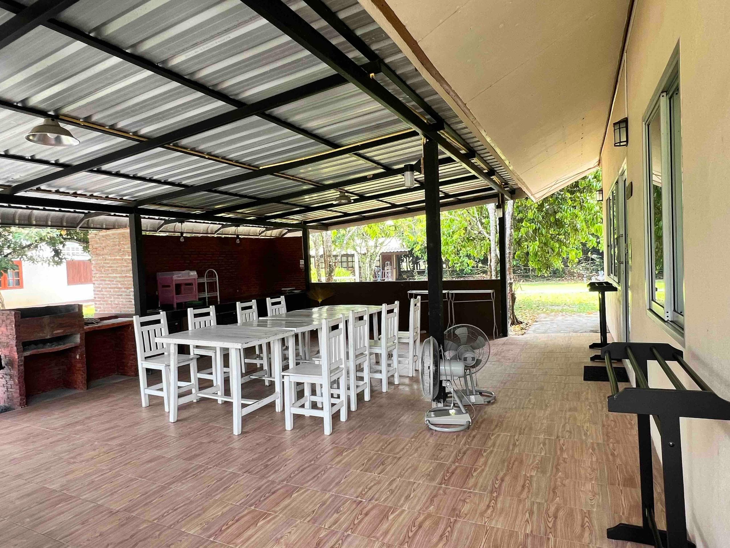 บ้านหมอนทอง บ้านสวนสายสมร ที่พักนครนายก