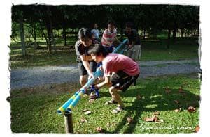 สนุกกับกิจกรรมสันทนาการ Walk Rally ที่บ้านสวนสายสมร ที่พักนครนายก